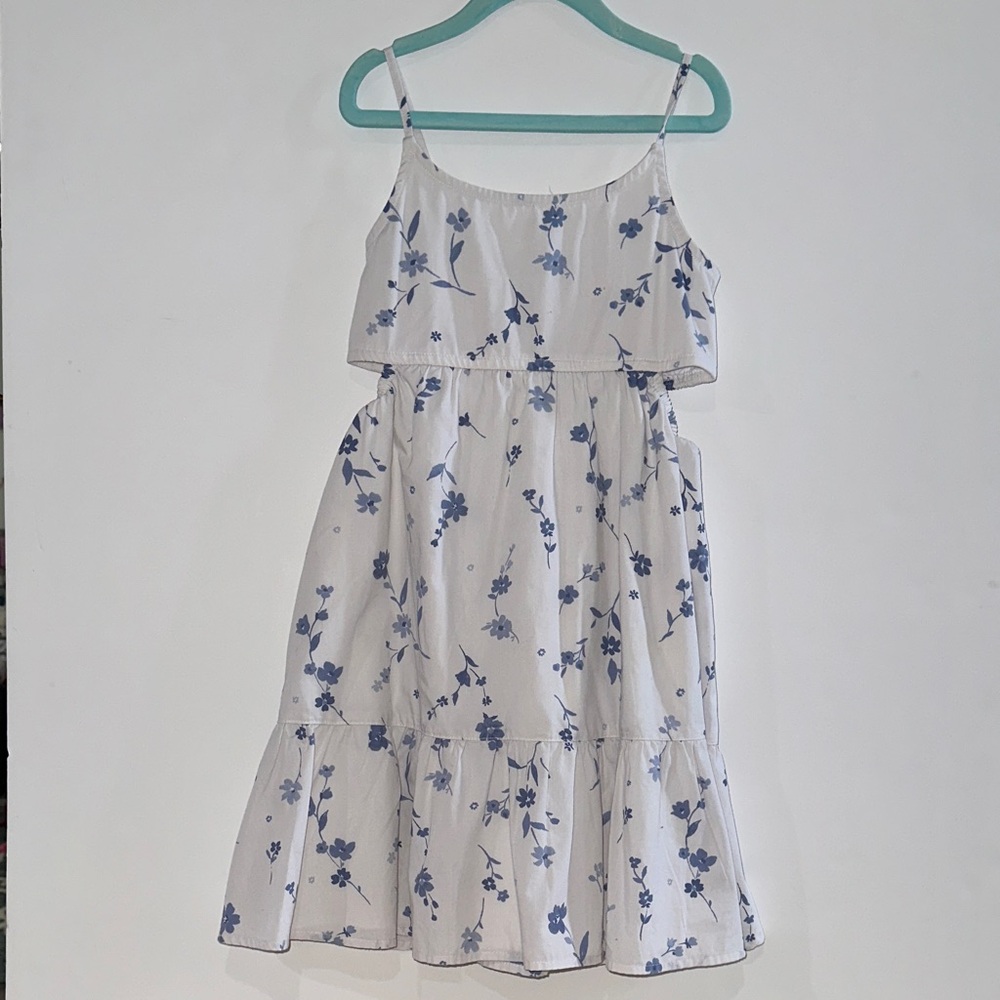 Abercrombie Kids Blue and White Floral Dress